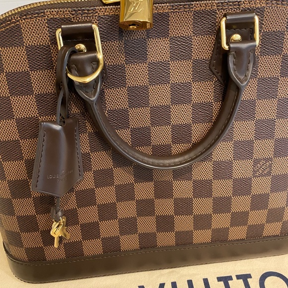 SOLD Authentic Louis Vuitton Damier Ebene Alma PM - Picture 13 of 15